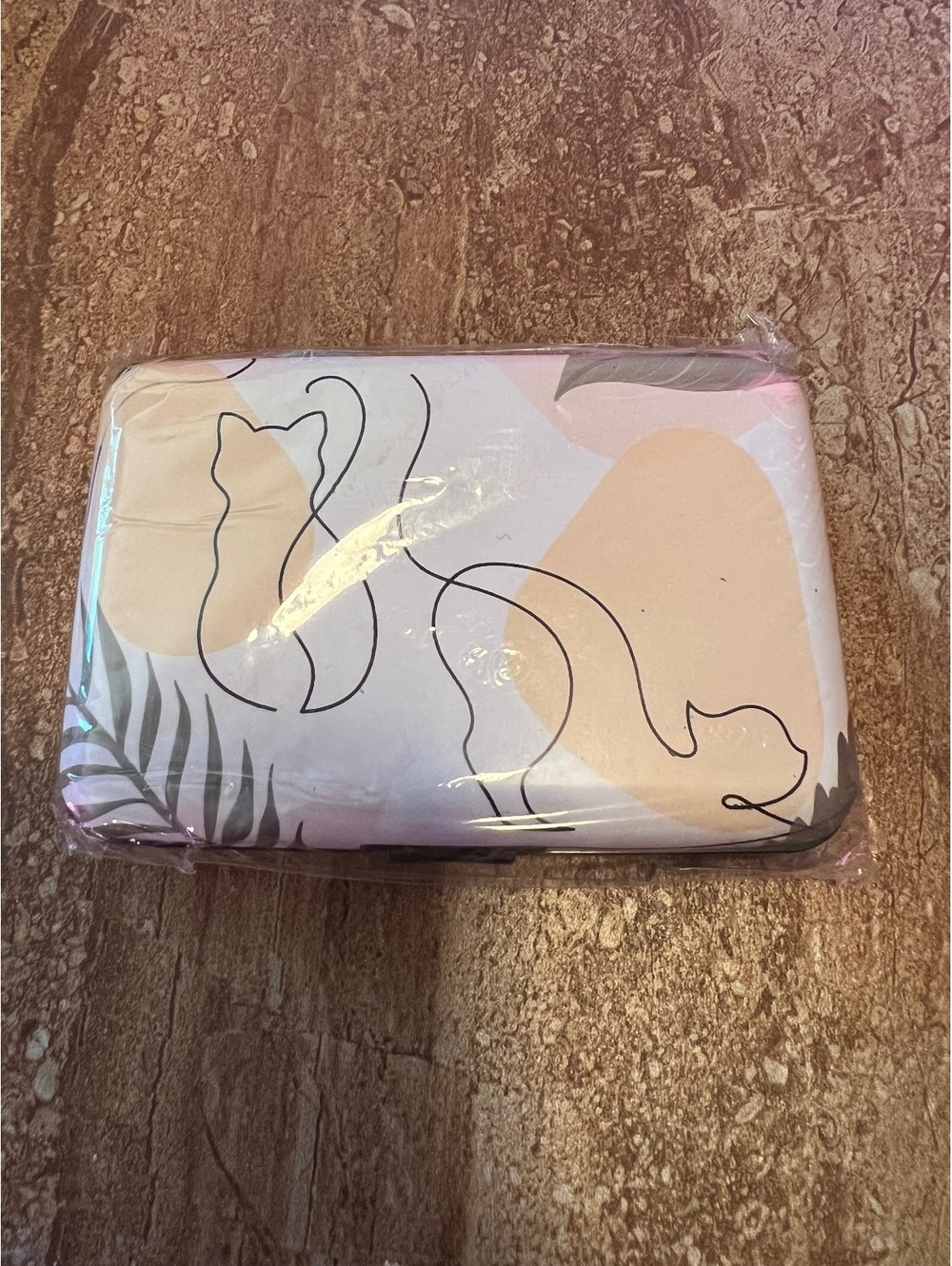 Armored Wallet LA Cats Pattern RFID Blocking Card Holder